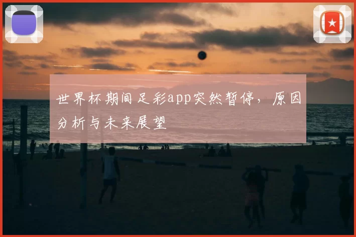 世界杯期间足彩app突然暂停，原因分析与未来展望